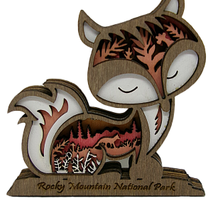 Magnet - RMNP Wooden Fox
