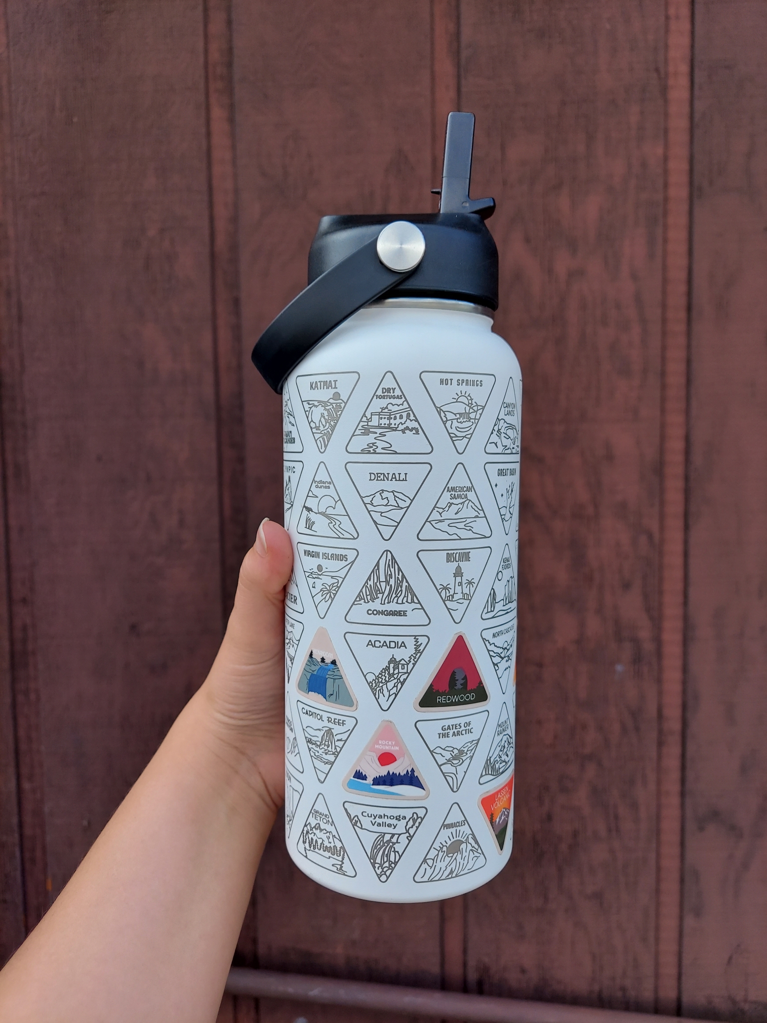 Water Bottle - National Park Bucket List Bottle - Image 2