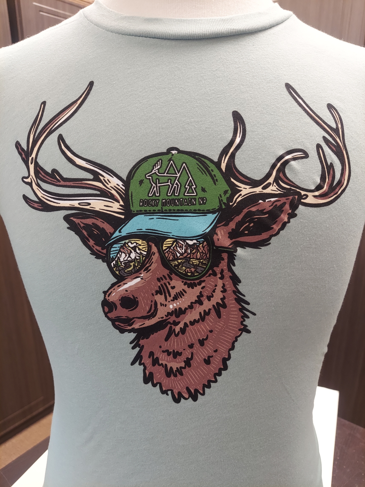 T-Shirt - Kids RMNP Elk Sunglasses - Image 2