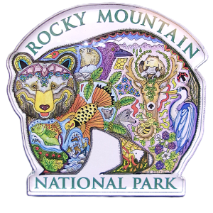 Magnet - RMNP Bear Collage