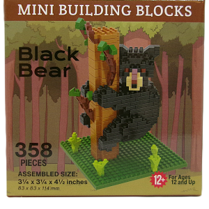 Mini Building Blocks - Black Bear