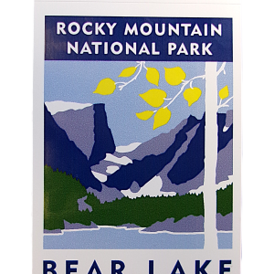 Sticker - RMNP Travel Sticker Bear Lake