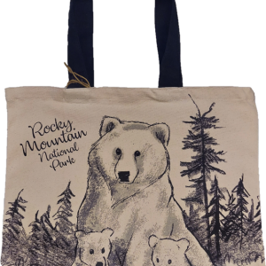 Tote Bag - RMNP Canvas Black Bear