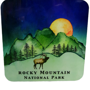 Coaster - RMNP Blue Moon Elk