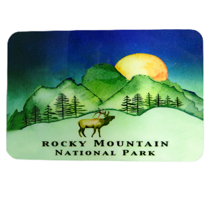 Magnet - RMNP Night Sky Elk