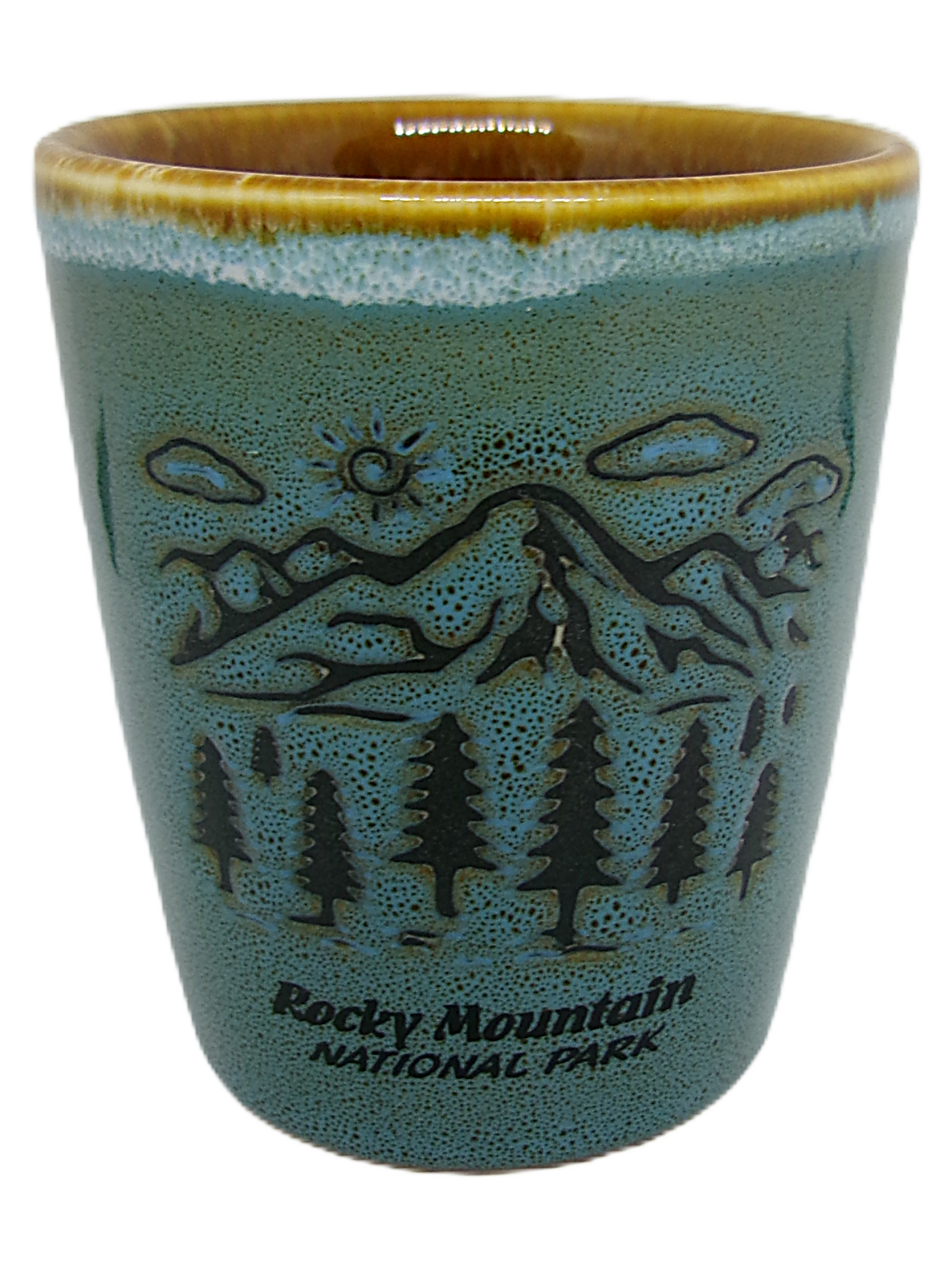 Shot Glass - RMNP Mountain Scene - Image 4