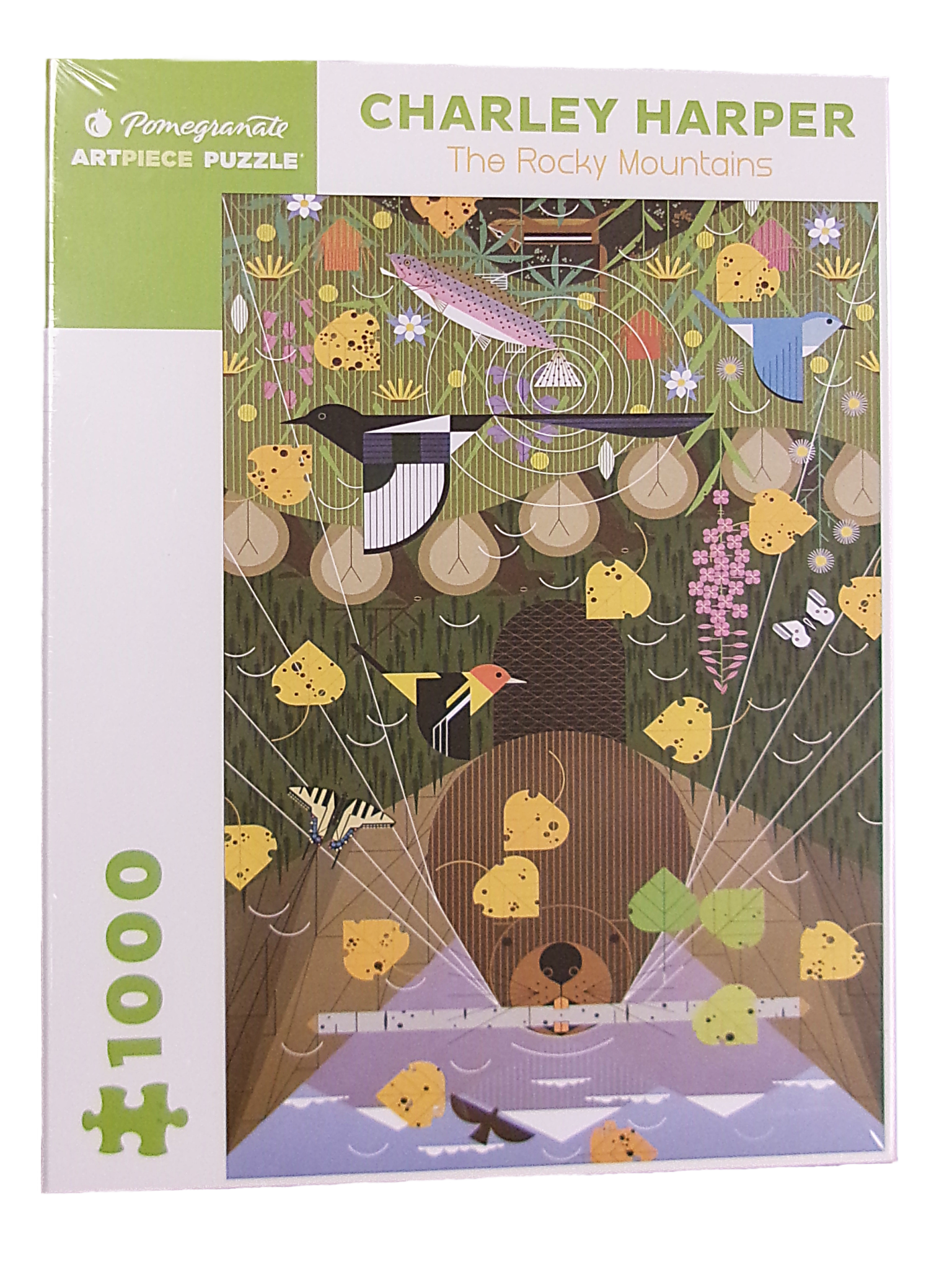 Puzzle - Charley Harper The Rocky Mountains