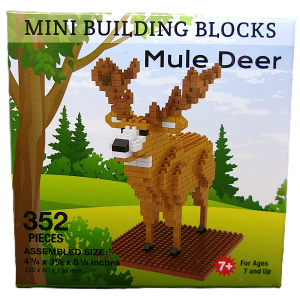 Mini Building Blocks - Mule Deer