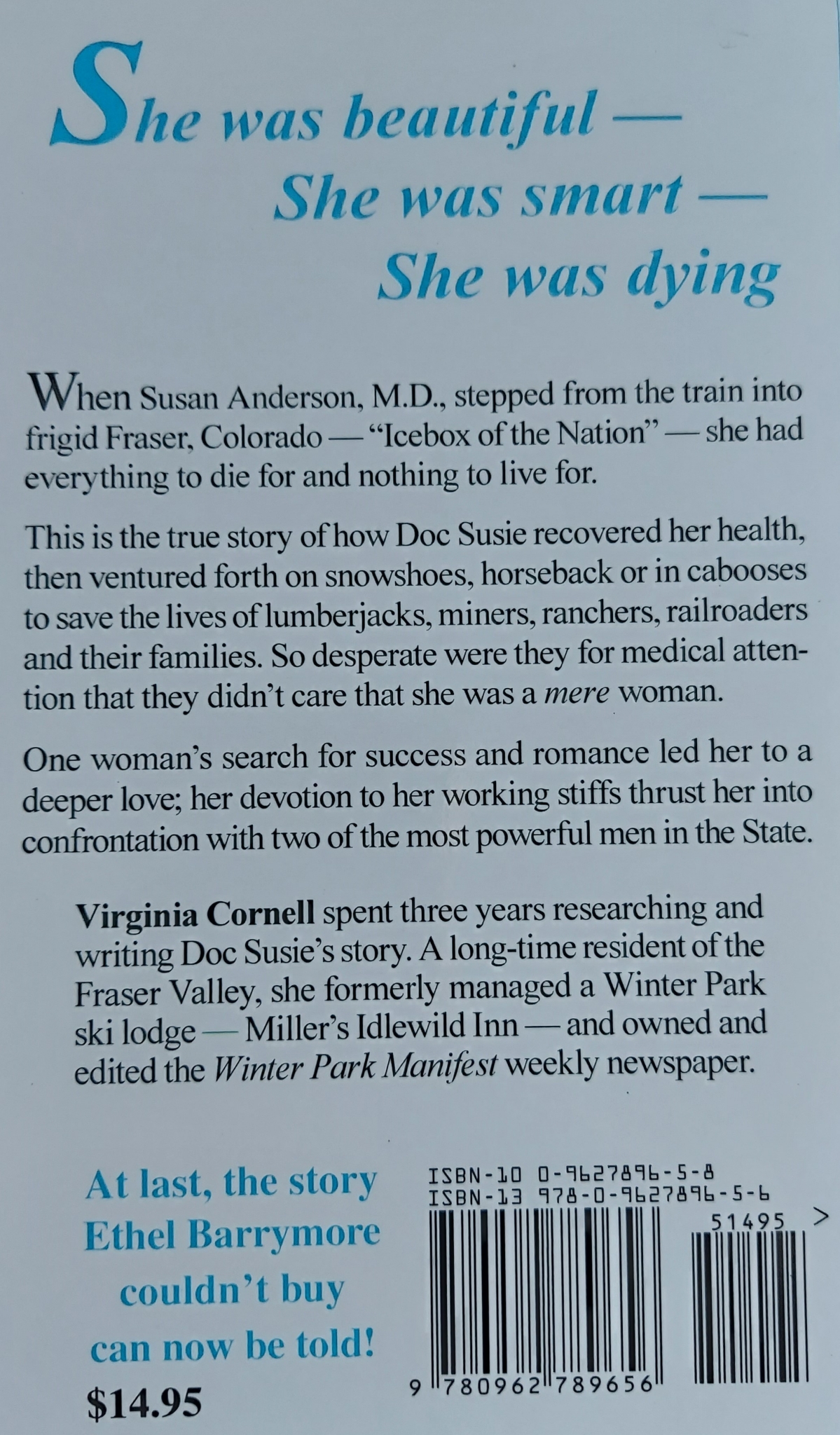 Doc Susie: The True Story of a Country Physician in the Colorado Rockies - Image 2