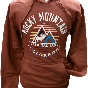 Sweatshirt - RMNP Rust Double Peak