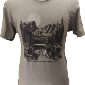 T-Shirt - RMNP Dream Lake Drawing