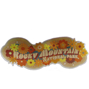 Sticker - Foil Retro Flower