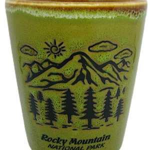 Shot Glass - RMNP Mountain Scene