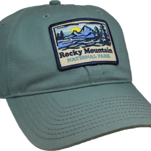 Hat - Watercolor Mountains Patch