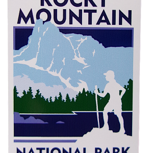Sticker-RMNP Travel Sticker Scenic Hiker
