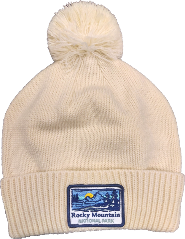 Hat - Beanie RMNP Watercolor Mountains