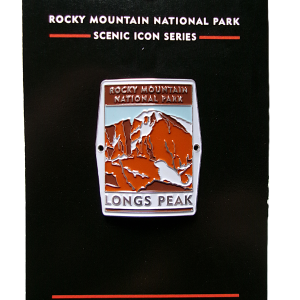 Walking Stick Medallion - Longs Peak