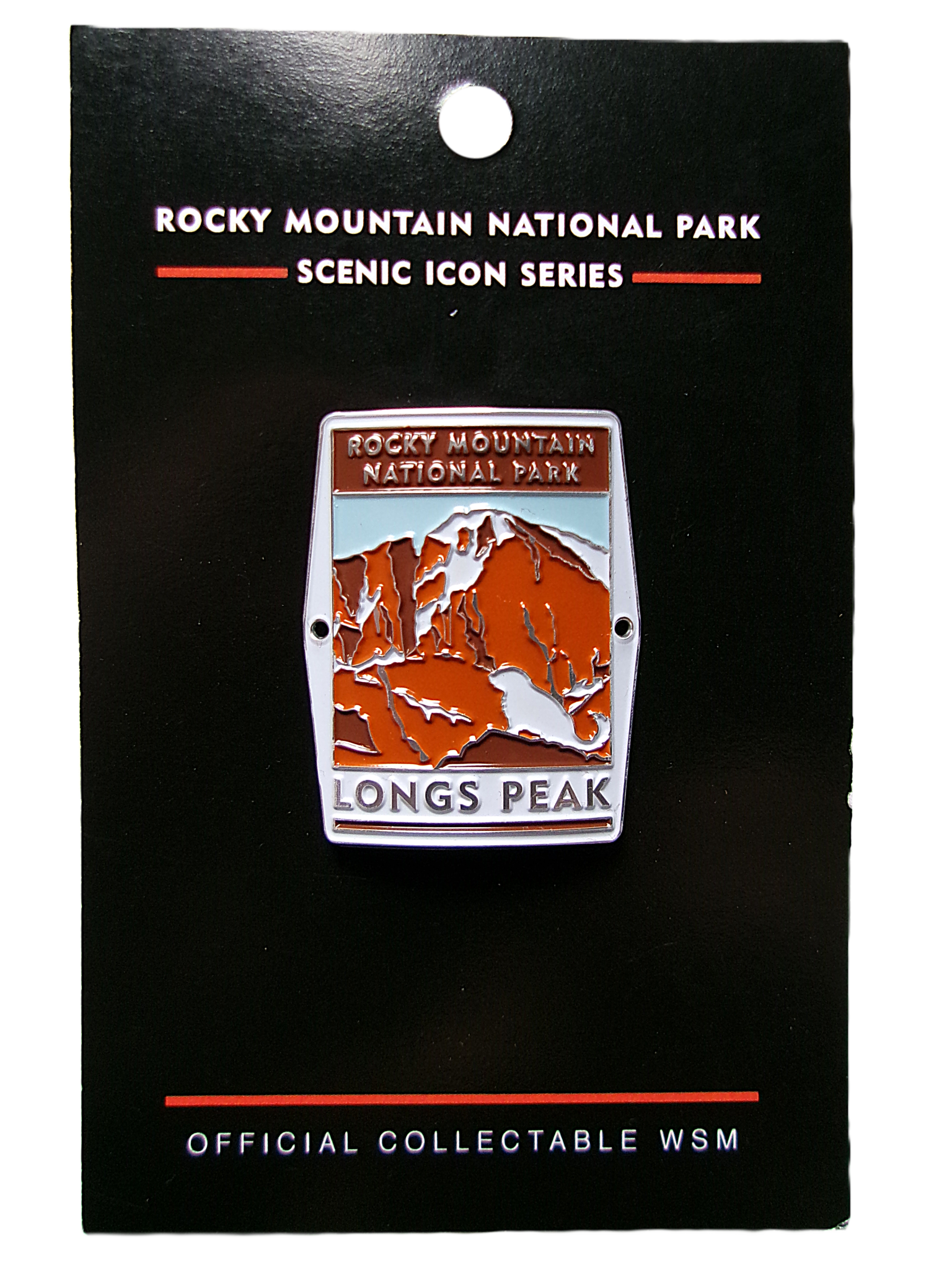Walking Stick Medallion - Longs Peak