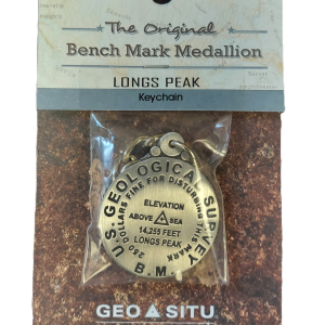 Keychain - Longs Peak Summit Marker