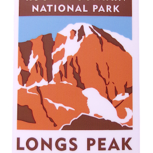Sticker - RMNP Travel Sticker Longs Peak