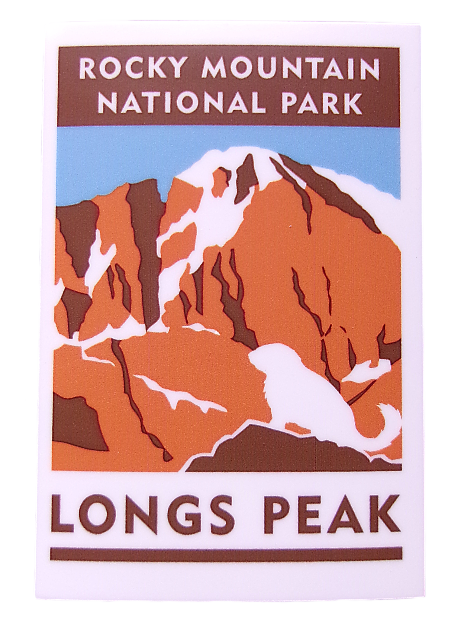 Sticker - RMNP Travel Sticker Longs Peak
