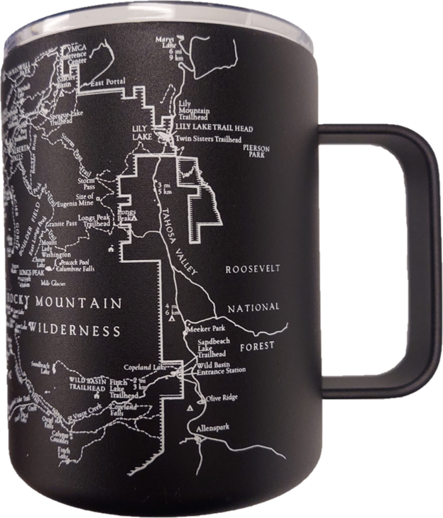 Insulated Tumbler - RMNP Map