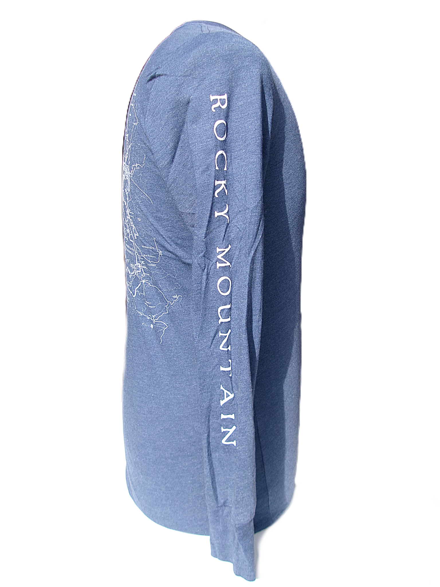 Long Sleeve Shirt - RMNP Map - Image 4