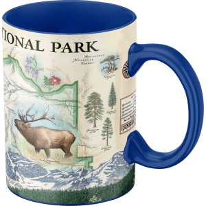 Mug - RMNP Map Blue
