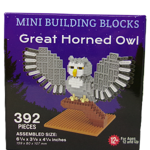 Mini Building Blocks - Great Horned Owl
