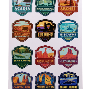 Sticker Set - 66 National Park Stickers