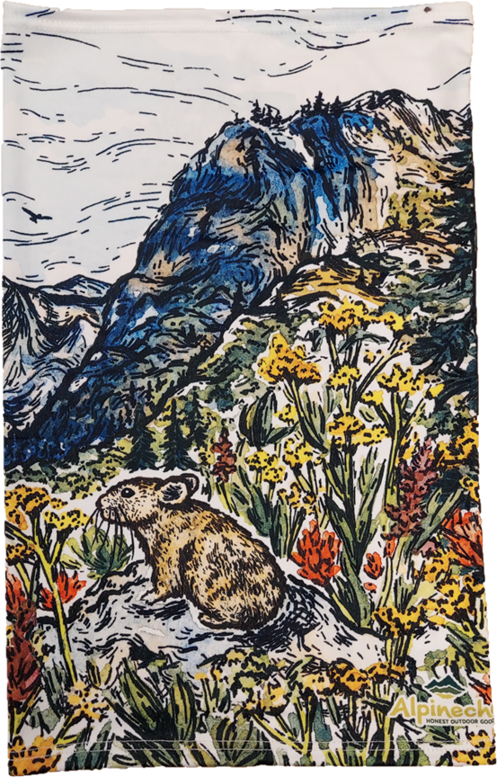 Bandana - RMNP Pika Flowers - Image 3