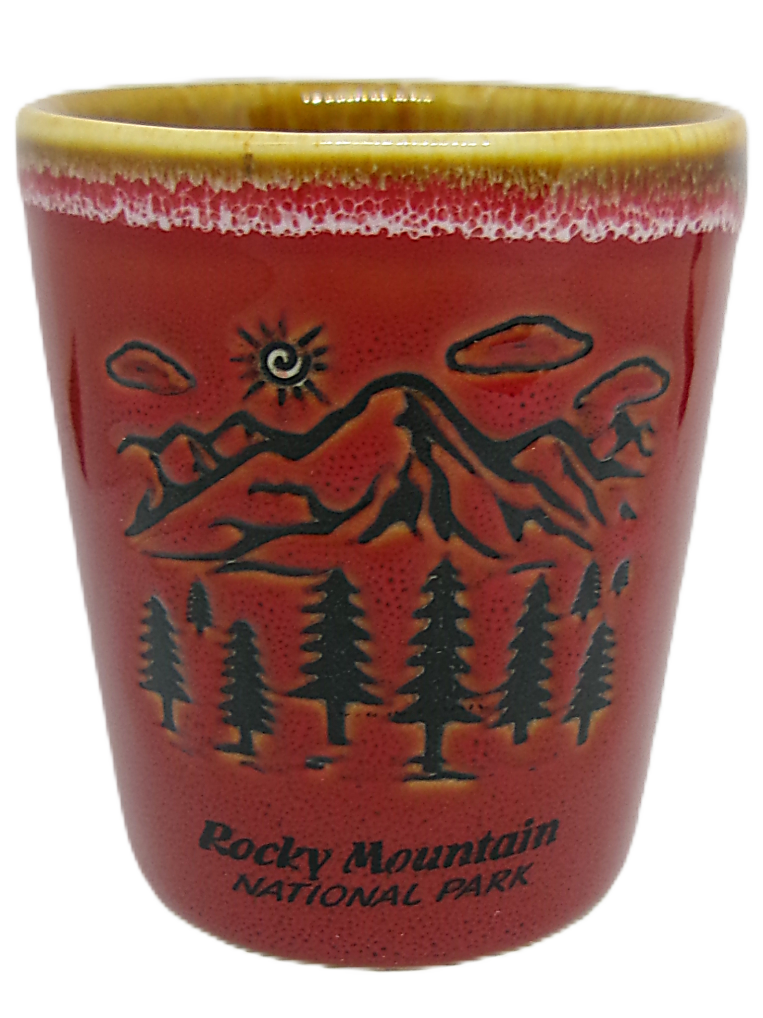 Shot Glass - RMNP Mountain Scene - Image 3