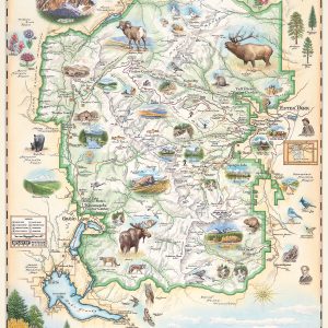 Poster - RMNP Xplorer Map