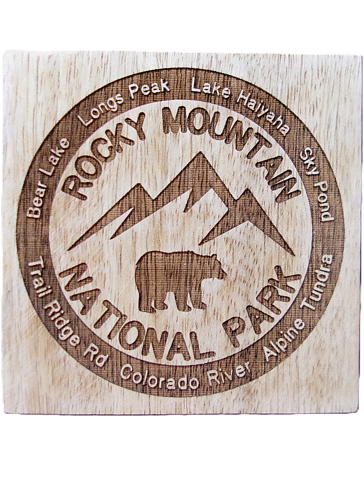 Coaster - RMNP Coaster Set of Four - Image 3