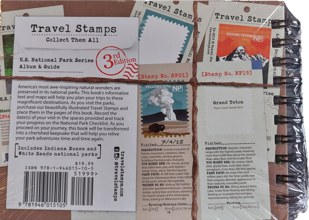Travel Stamps U.S. National Park Series Album & Guide - Image 3