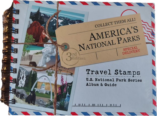 Travel Stamps U.S. National Park Series Album & Guide