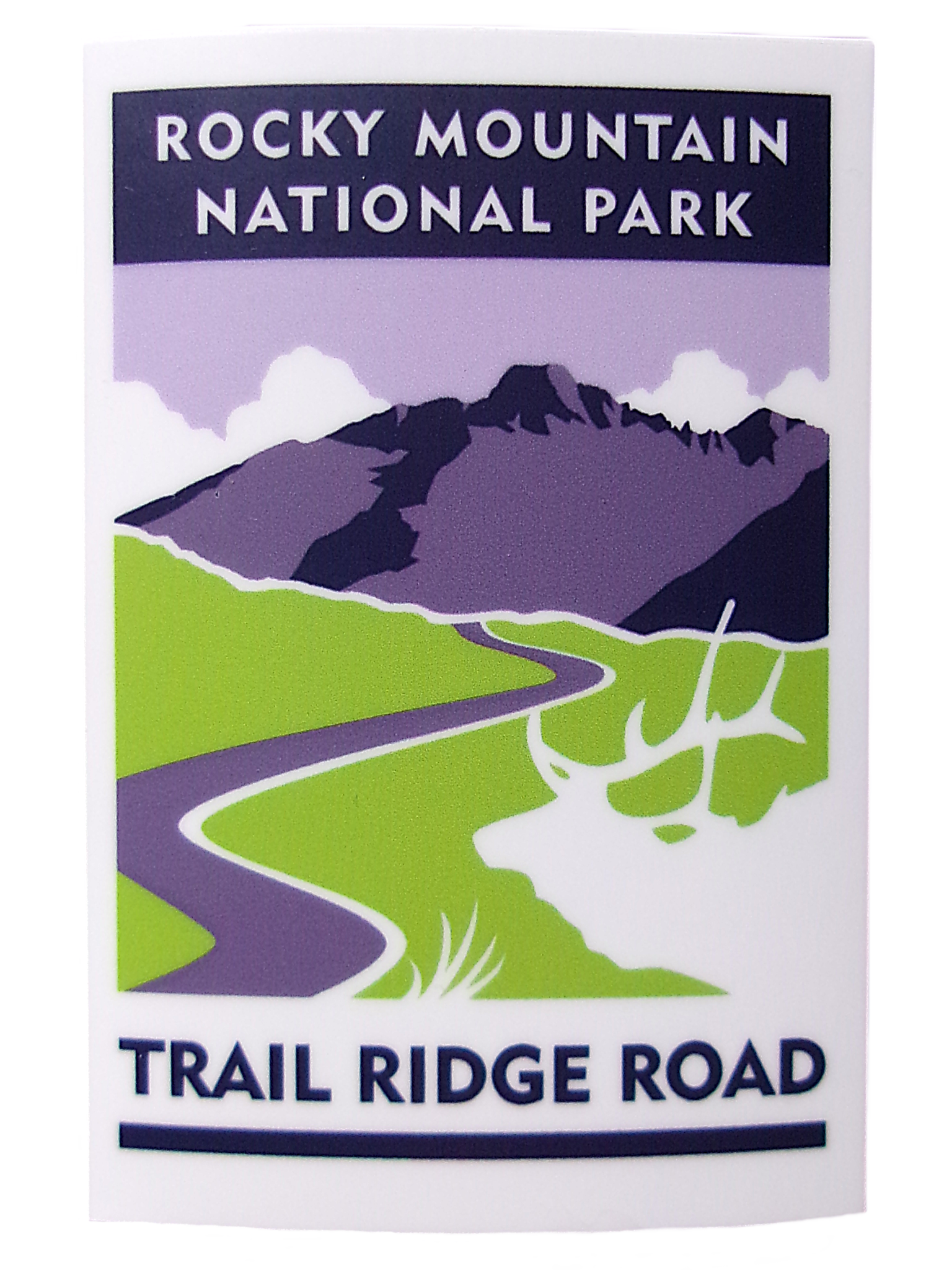 Sticker - RMNP Travel Sticker Trail Ridge Road