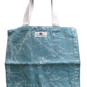 Tote Bag - RMNP Map Turquoise