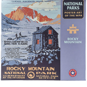 Puzzle - Longs Peak WPA Poster Jigsaw